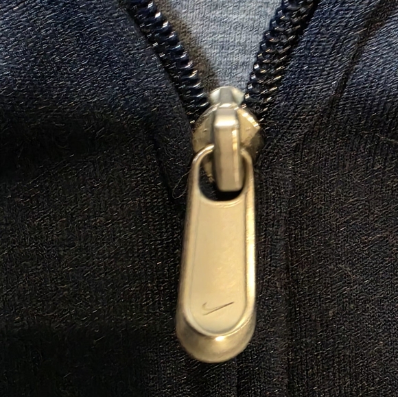 Vintage 90's -Y2K Nike Silver Tag Striped Full Zip Track Jacket Mens Sz XXL Blue - Picture 4 of 8